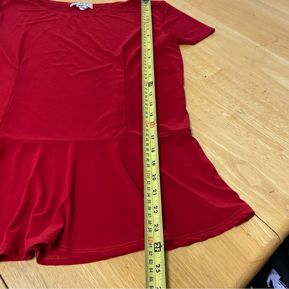 Women’s Avital  Blouse  Size  X- Large Red - Picture 8 of 8